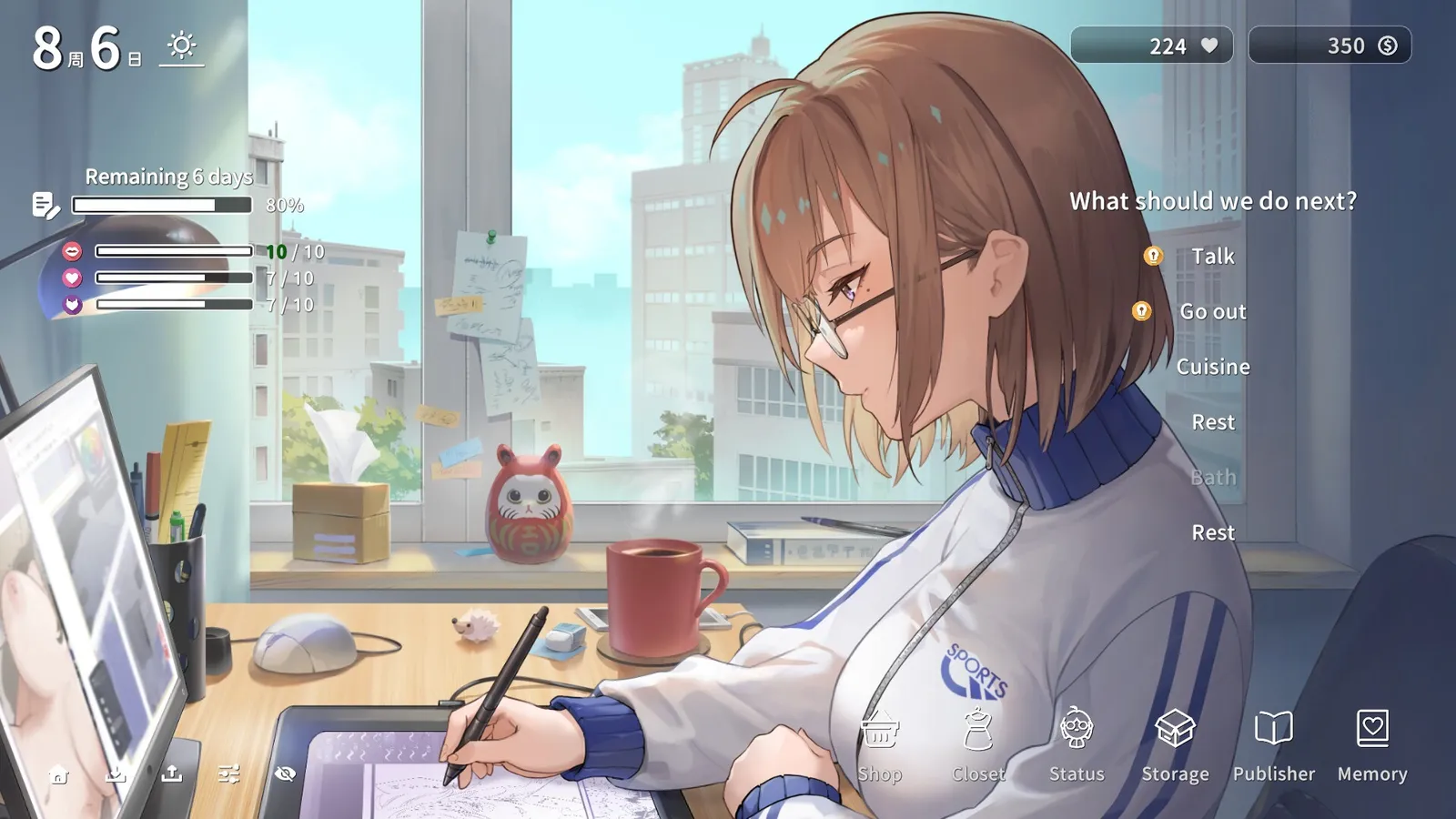 Roomies with a Naughty Comic Artist CG